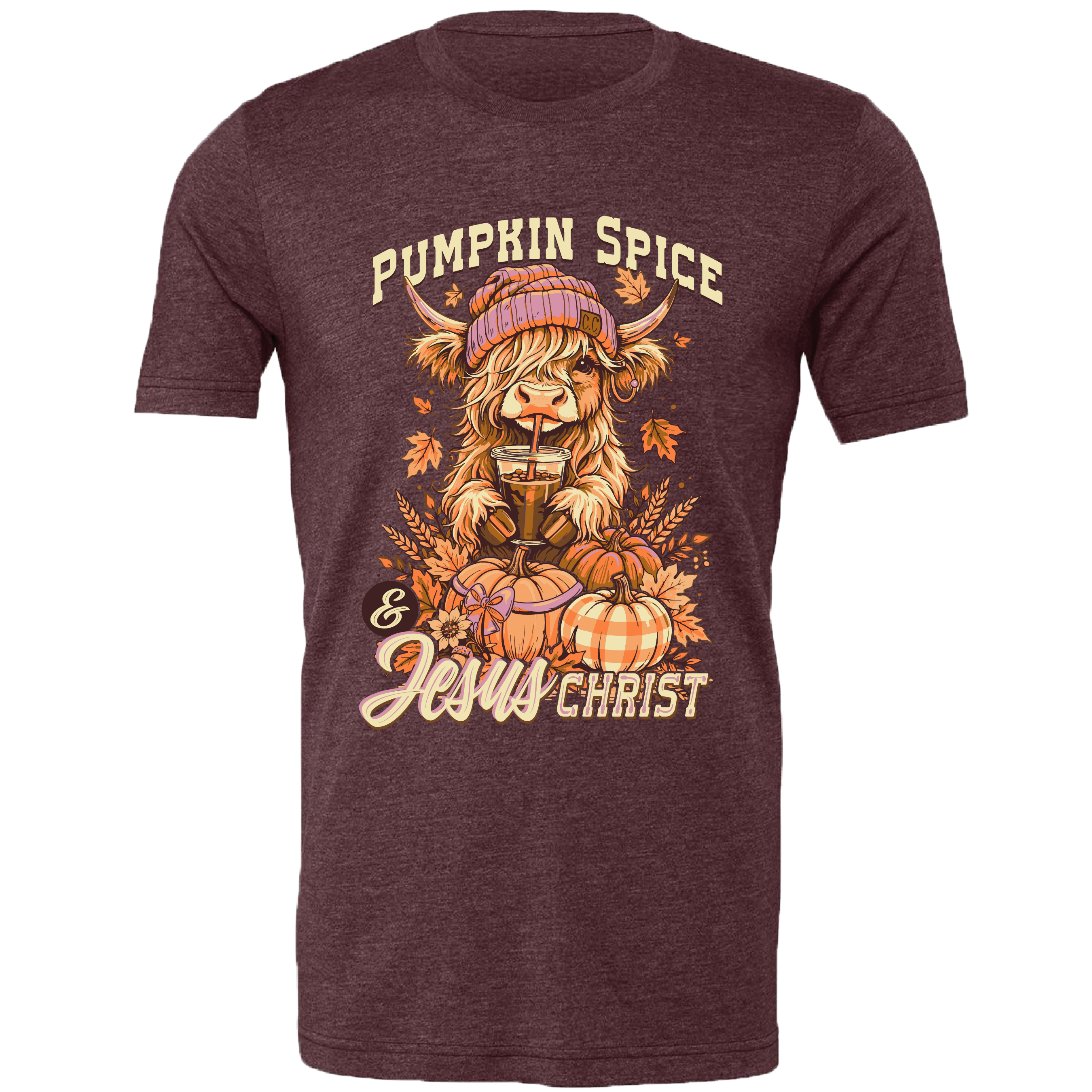 LM-292 Highland Pumpkin- Heather Maroon