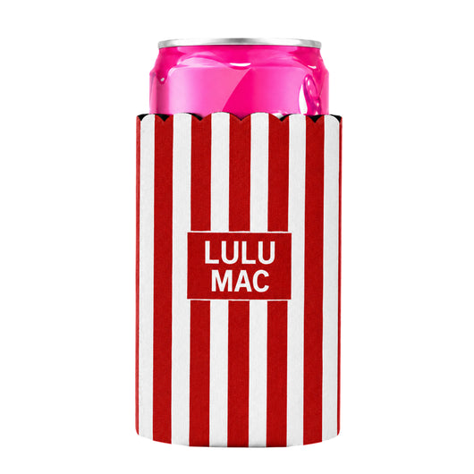 LM-SKZ-1005 Slim Can Koozie Red Stripe
