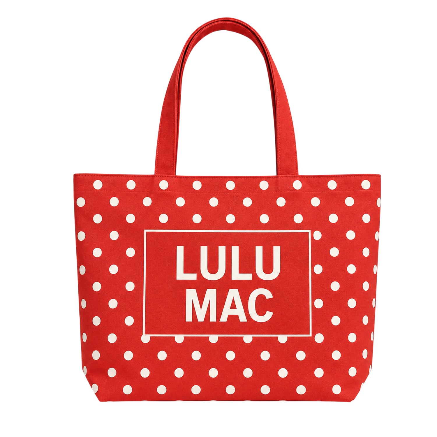 Lulu Mac Canvas Tote PD-BG-1002-RED DOT