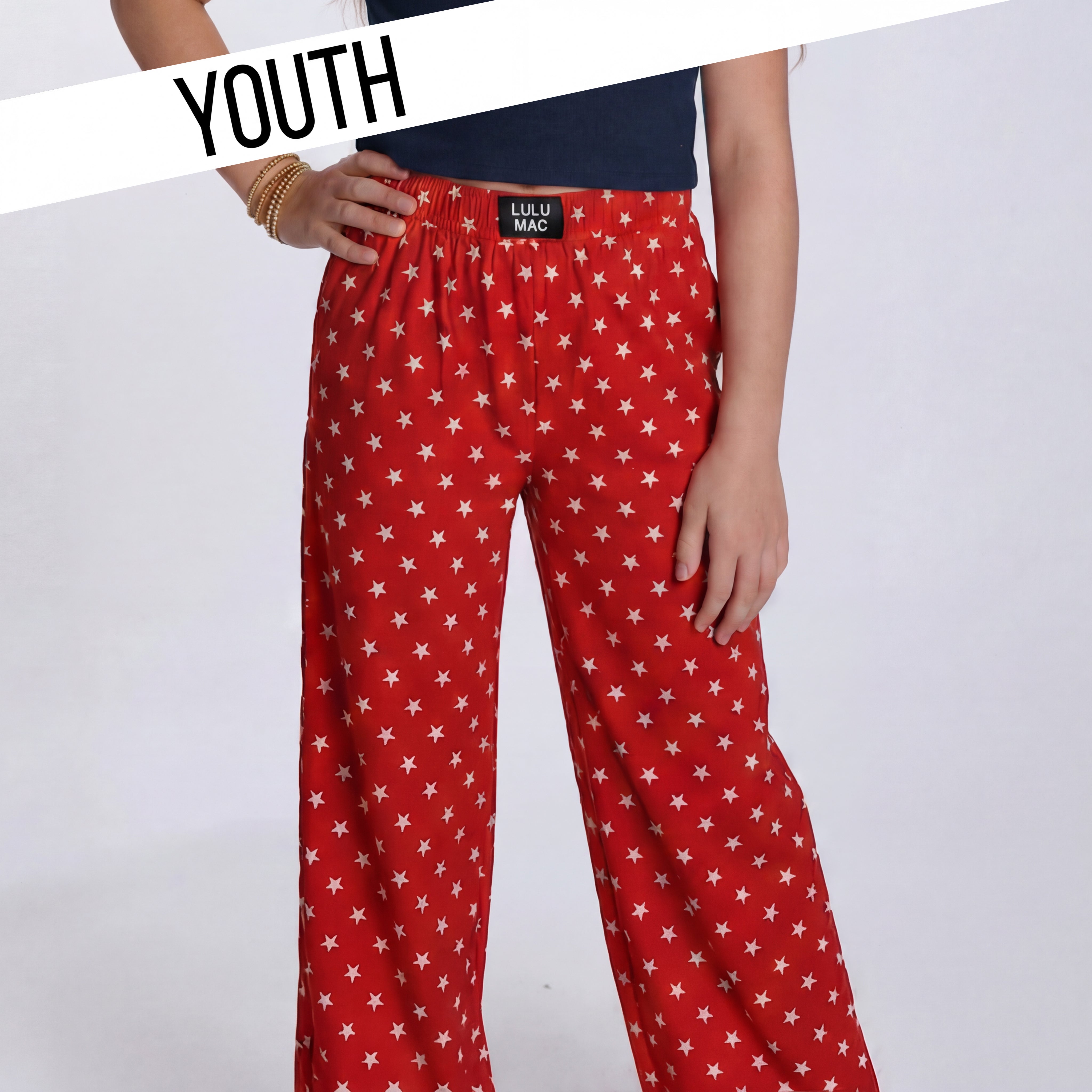 KD-KPA-1006 Red Stars Kids Pant