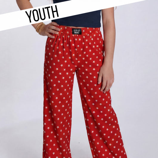 KD-KPA-1006 Red Stars Kids Pant