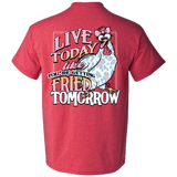 2721 Fried Chicken-Heather Red