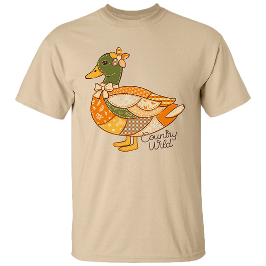 GGO-2811 Country Wild Duck Embroidery - Tan
