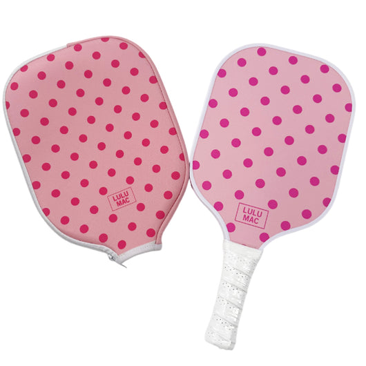 PB-PD-8112 Pink/Hot Pink Dot Pickleball Paddle