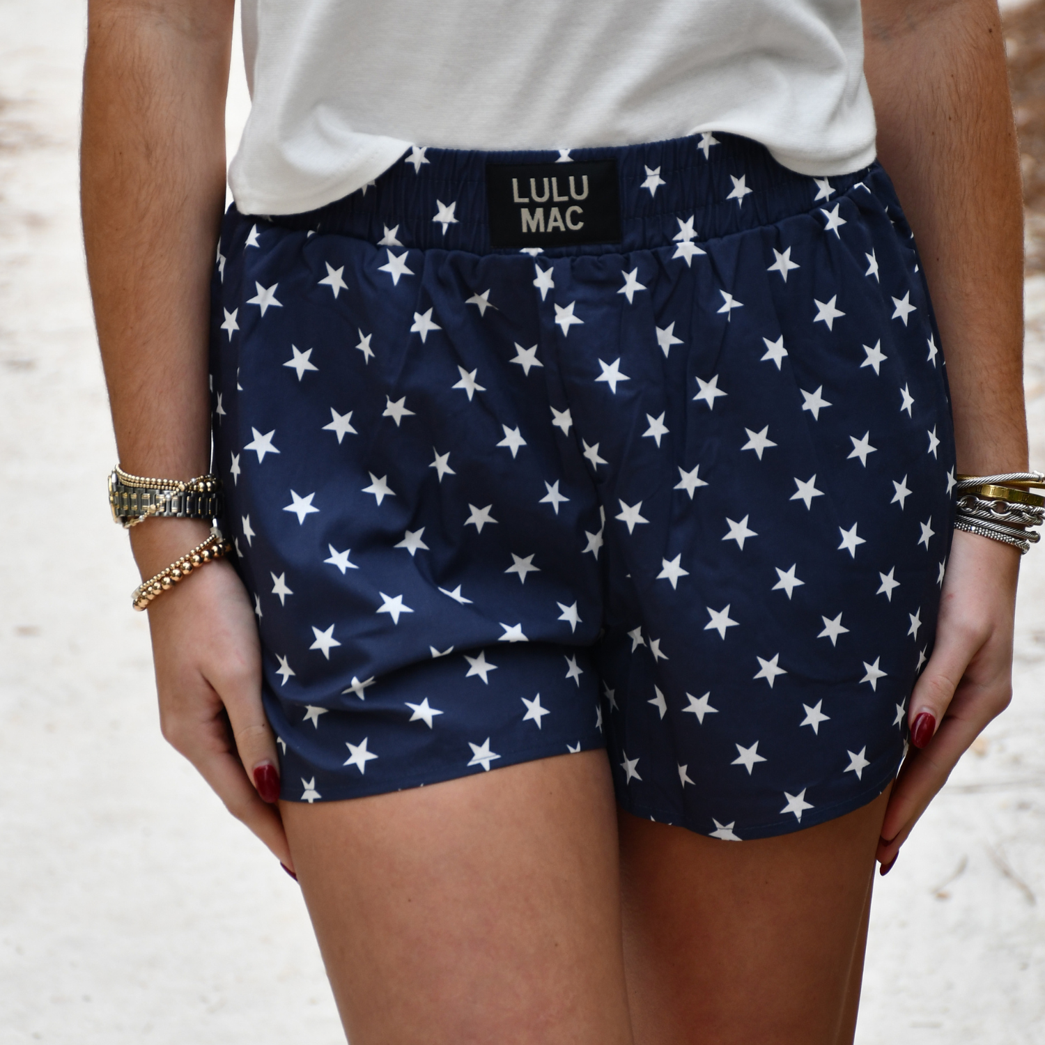 LM-SH-1002 NAVY STAR BOXER SHORT
