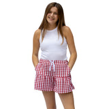 LM-1112 RED MODERN SKORT