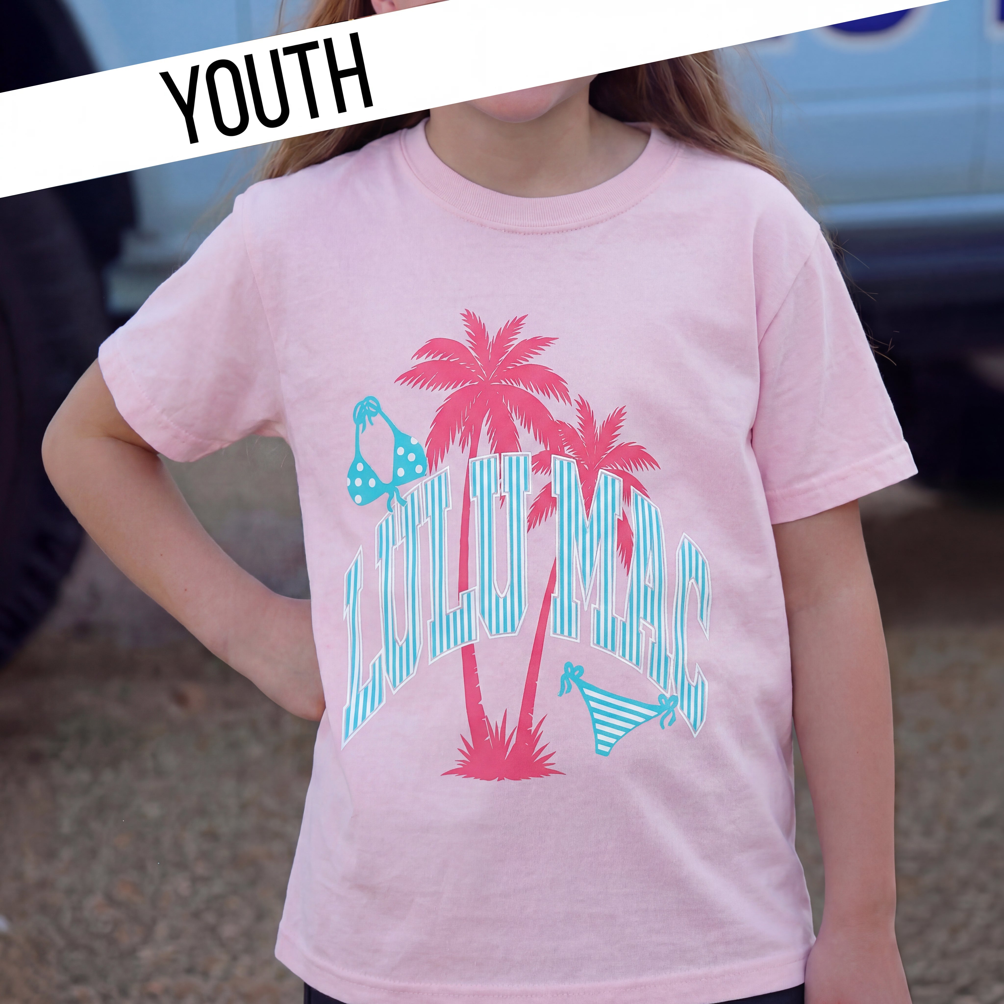 KD-PT-1004 Bikini Blossom Youth Comfort Colors Tee