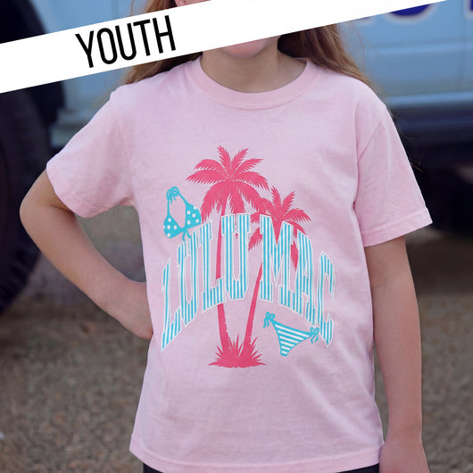 KD-PT-1004 Bikini Blossom Youth Comfort Colors Tee