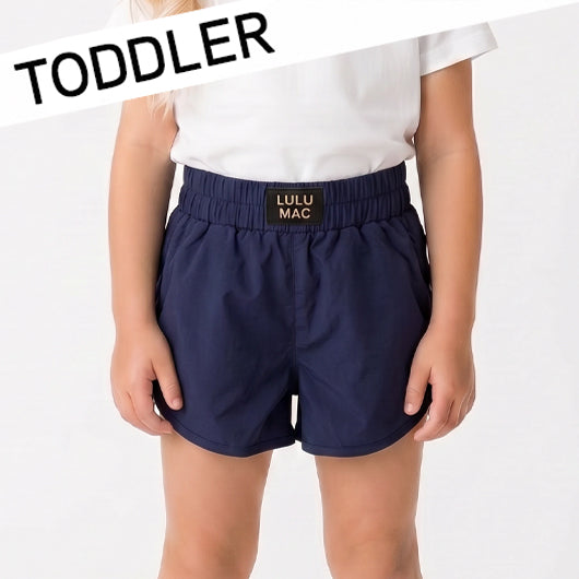 TD-SH-1000-NAVY TODDLER SOLID SHORT