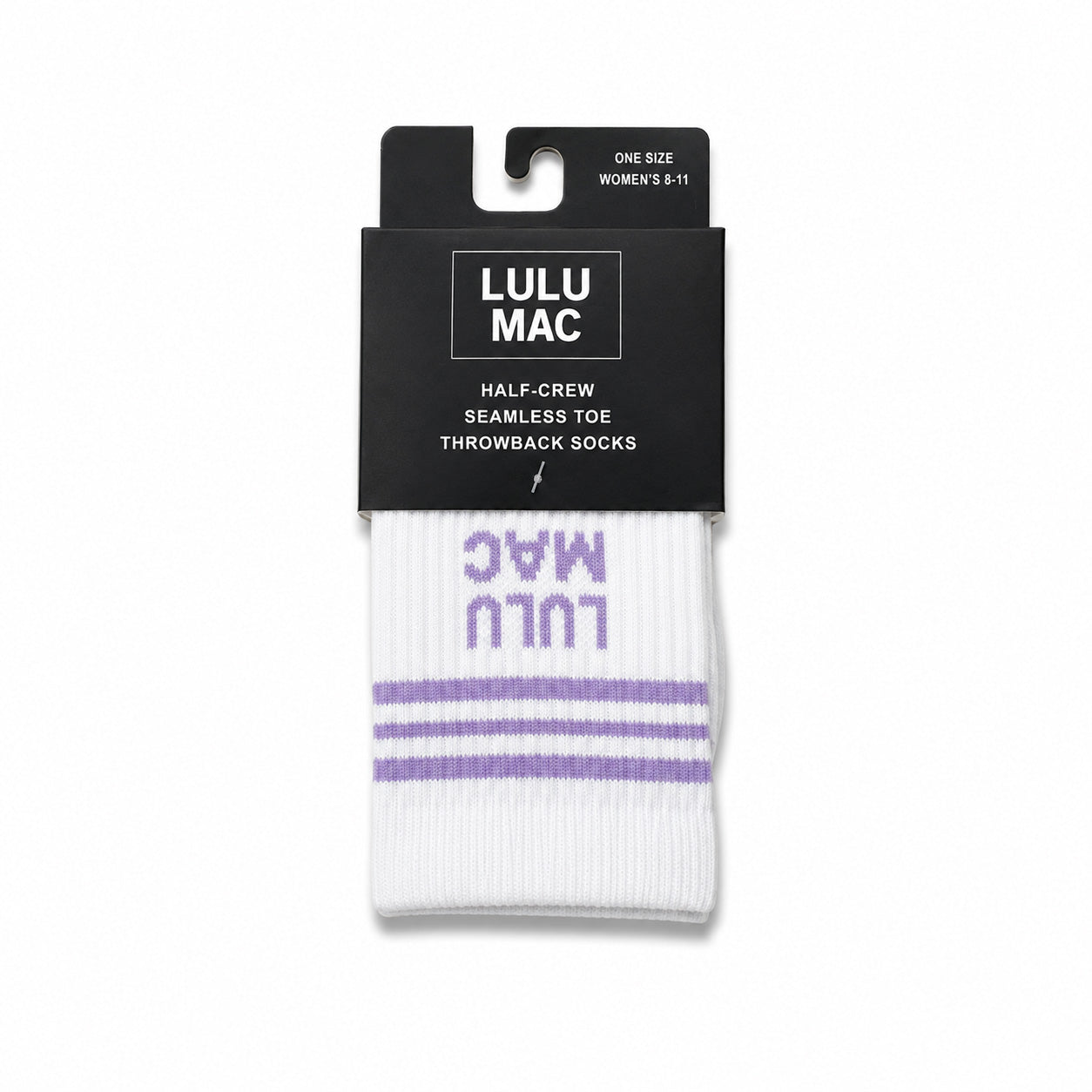 LM-SO-1001 Lulu Mac Socks Single Pair - LAVENDER