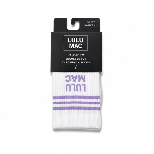LM-SO-1001 Lulu Mac Socks Single Pair - LAVENDER