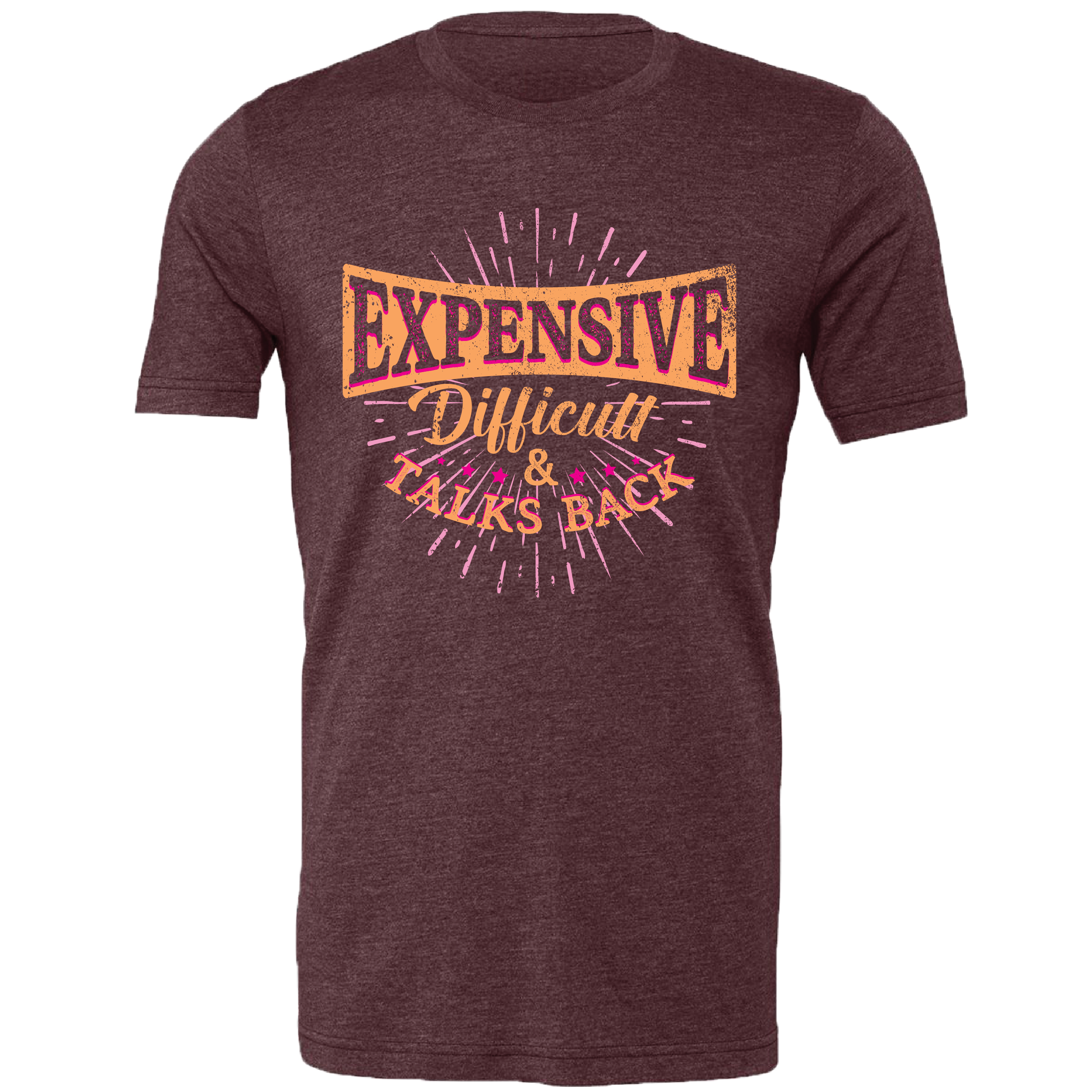 LM-289 Expensive Difficult- Heather Maroon