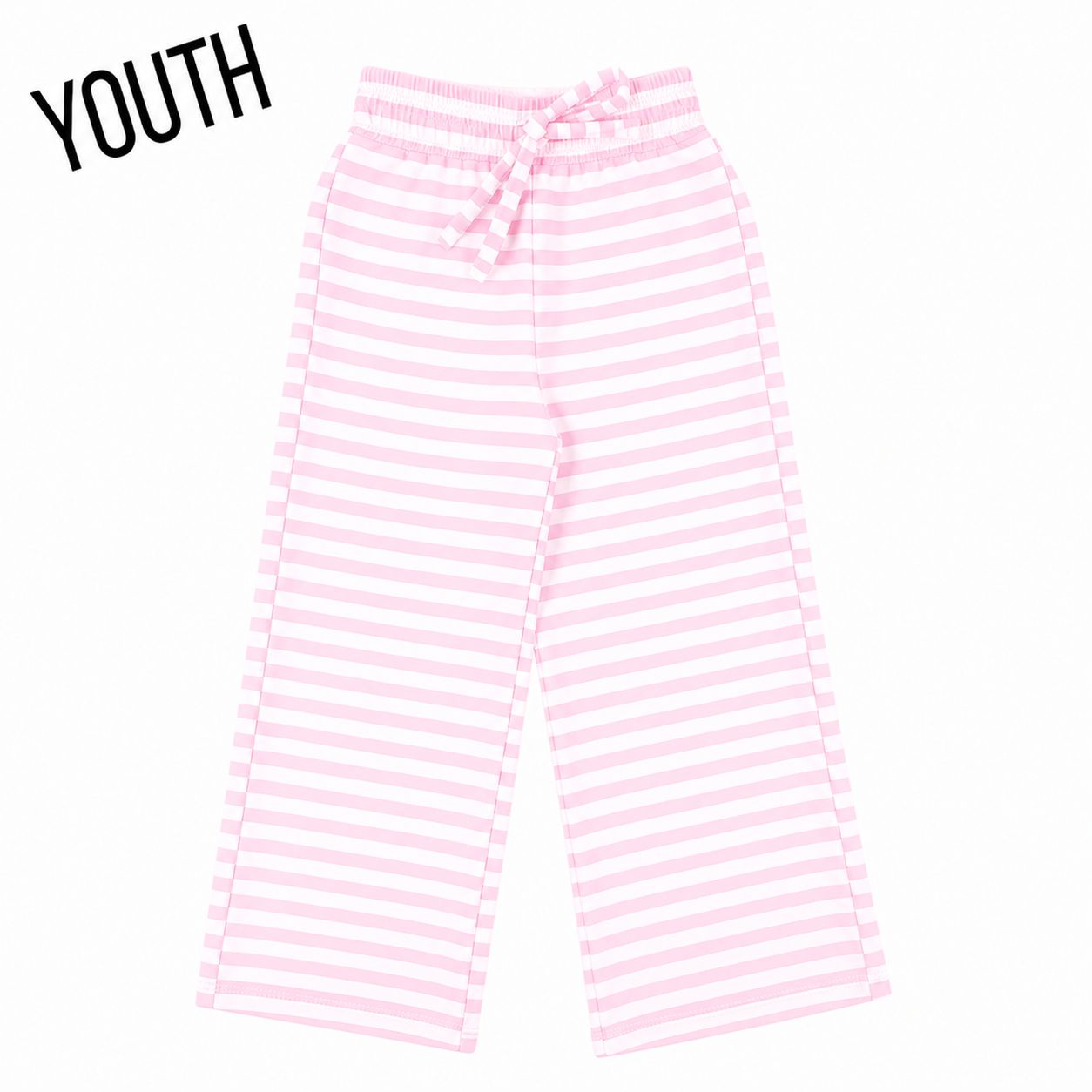 KD-MC-STRIPE MONO-TAG PATCH YOUTH PANT-LIGHT PINK