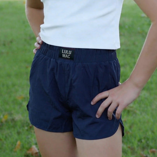 LM-KSH-1000- NAVY KIDS SOLID SHORT