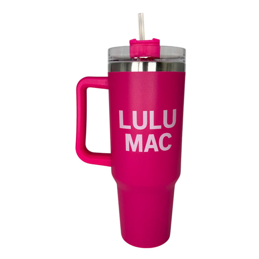 SC-4412-LM Morgan Tumbler Hot Pink with Pale Pink Logo