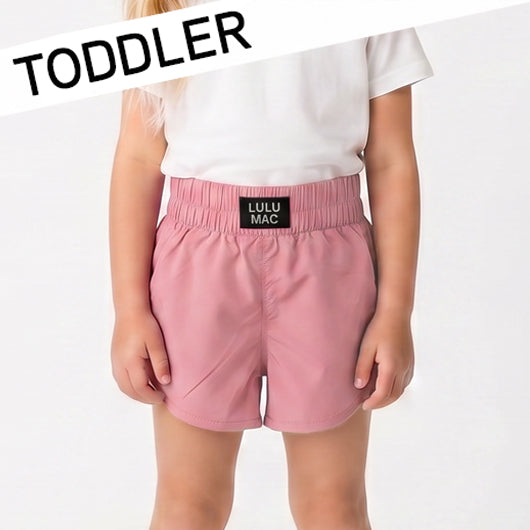 TD-SH-1000-BUBBLEGUM TODDLER SOLID SHORT