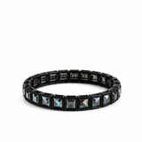 BR-RS-1002  Black Rhinestone Bracelet