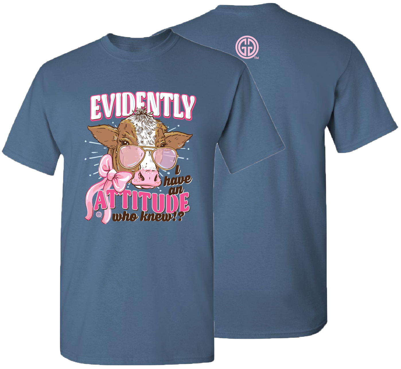 2688 Attitude Cow-Indigo