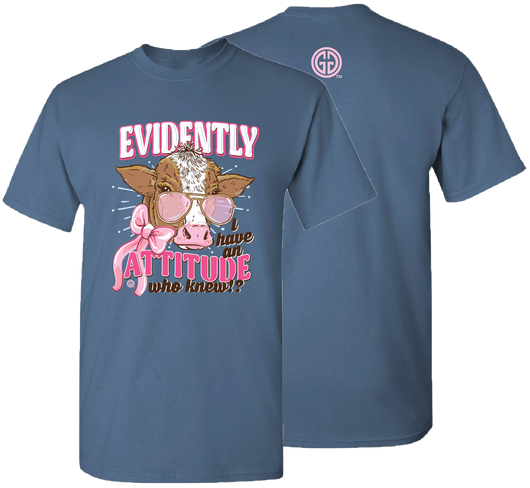 2688 Attitude Cow-Indigo