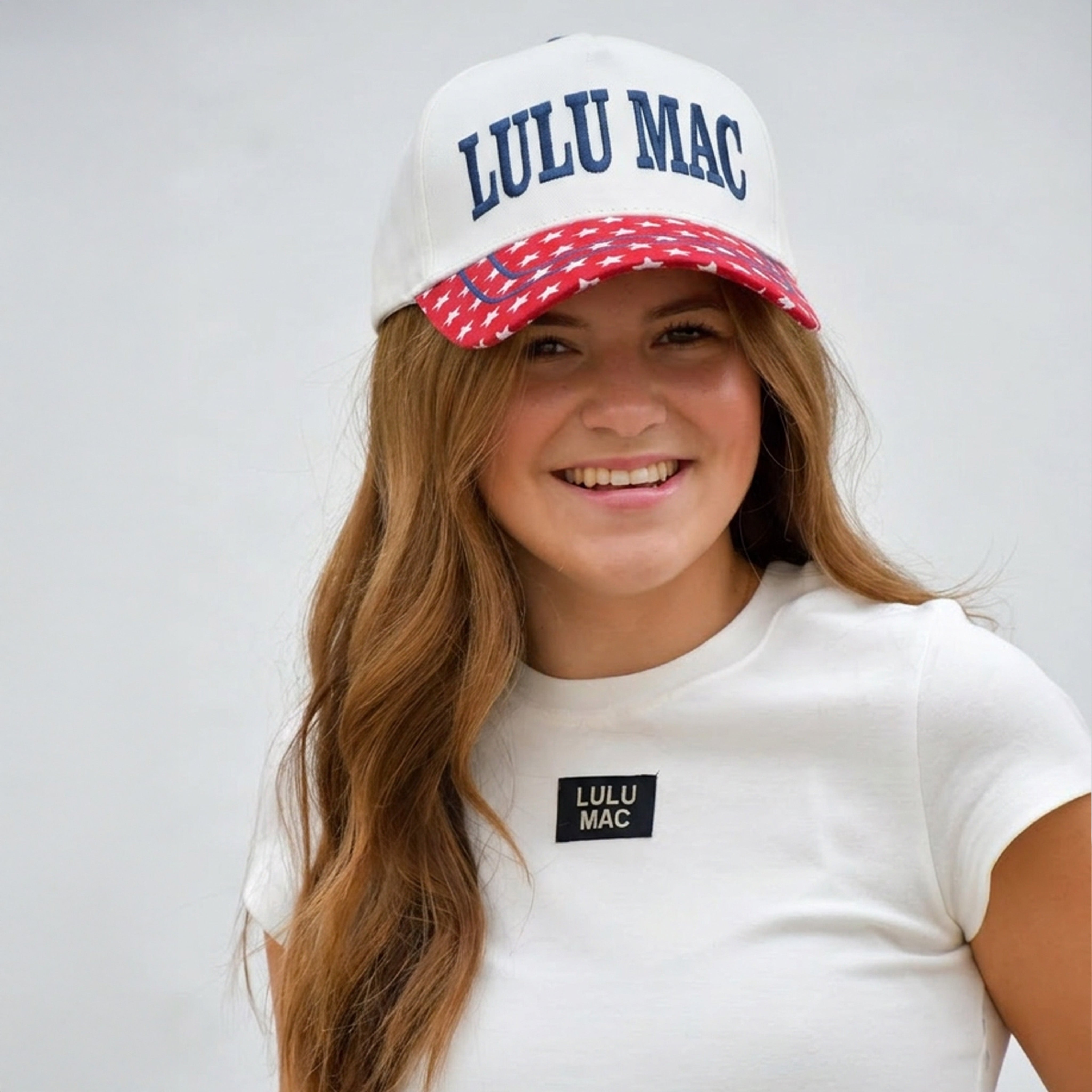 LM-CP-1001 NAVY STITCH/RED BILL