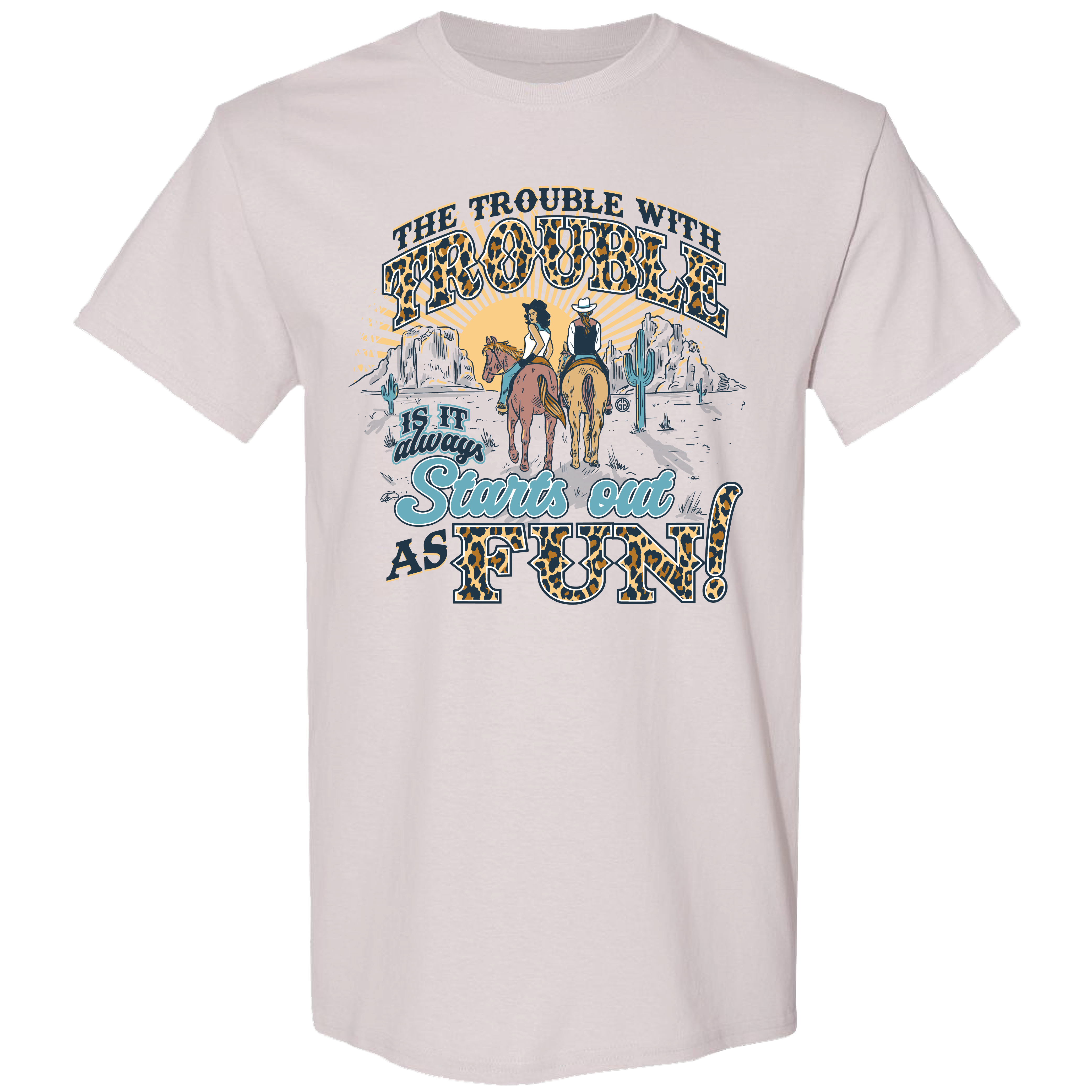 GGO-2822 Trouble Fun- Ice Grey