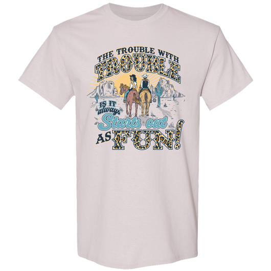 GGO-2822 Trouble Fun- Ice Grey