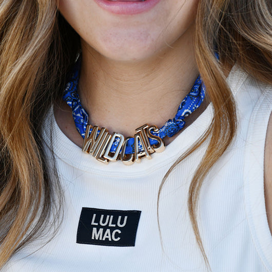 TEAM CHARM NECKLACE-WILDCATS
