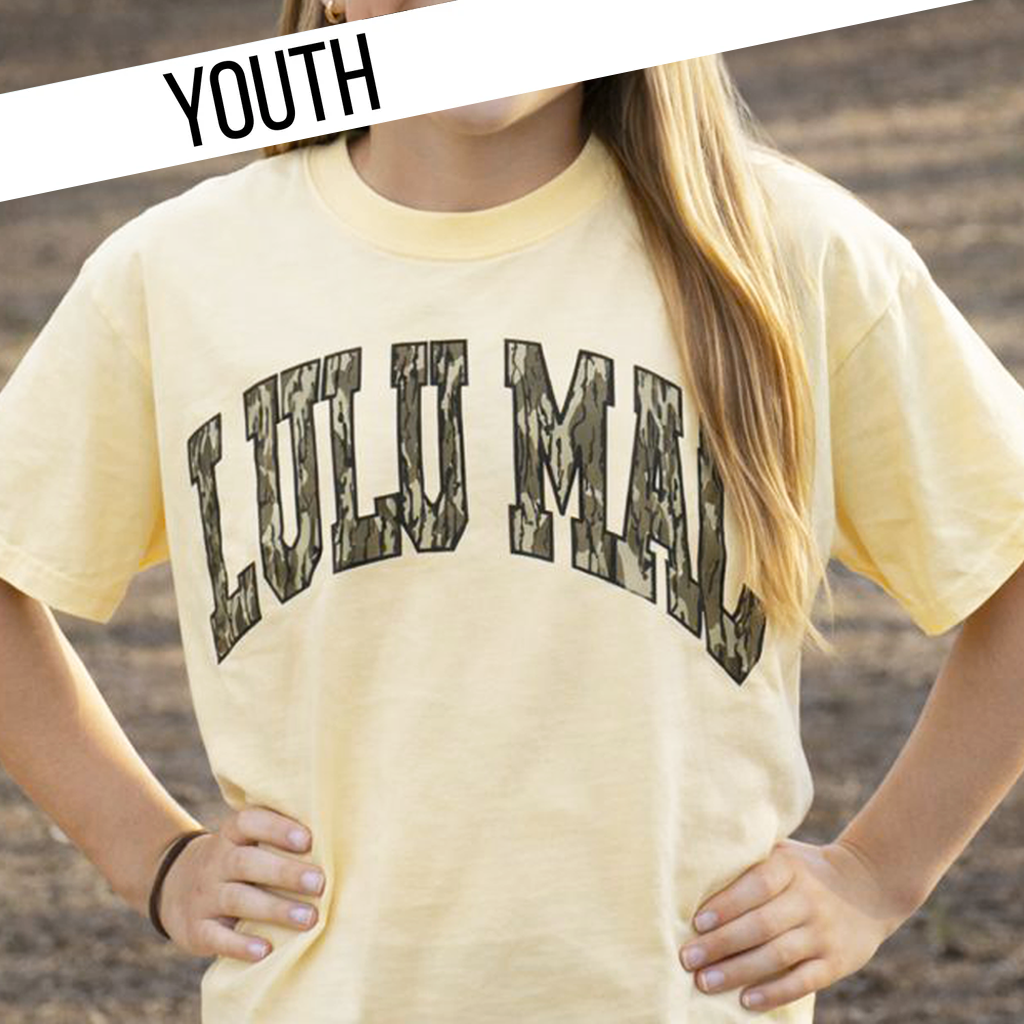 KD-MO-1000  Mossy Oak Bottomland Butter Youth Comfort Colors Mossy Oak Tee