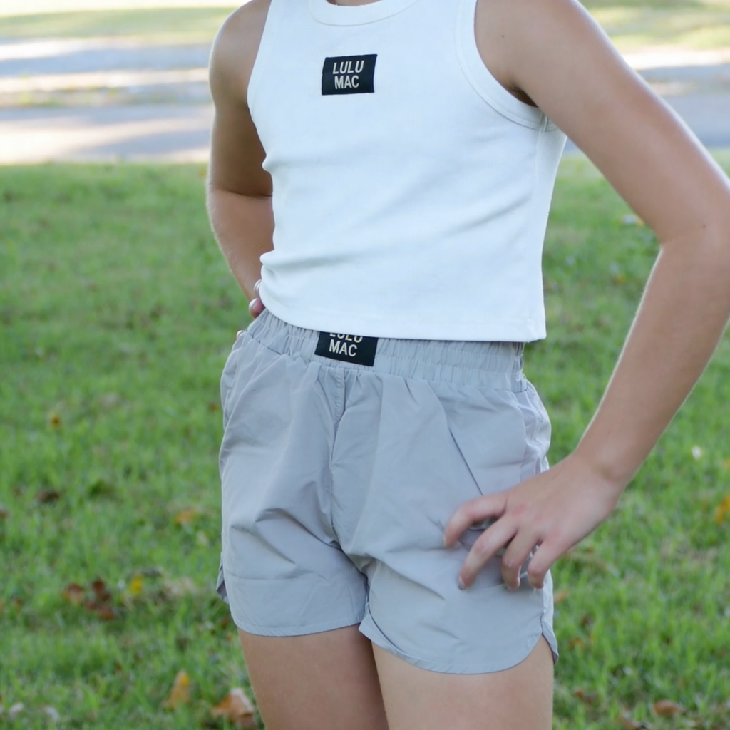 LM-KSH-1000-SHORT SPORT GREY KIDS SHORTS