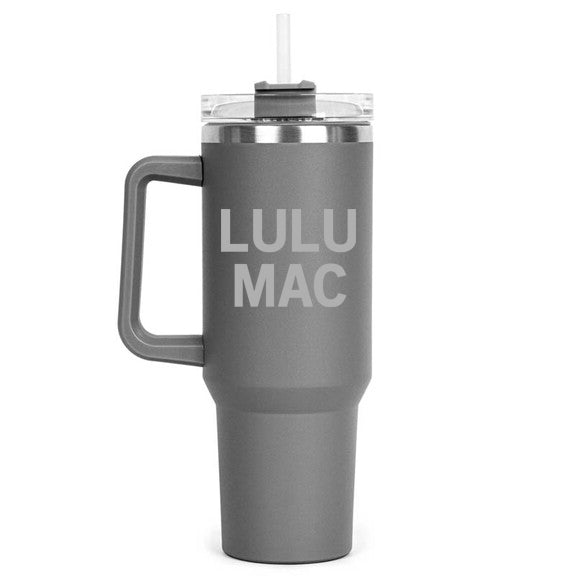 SC-4412-LM Morgan Tumbler Grey with Lt. Grey Logo