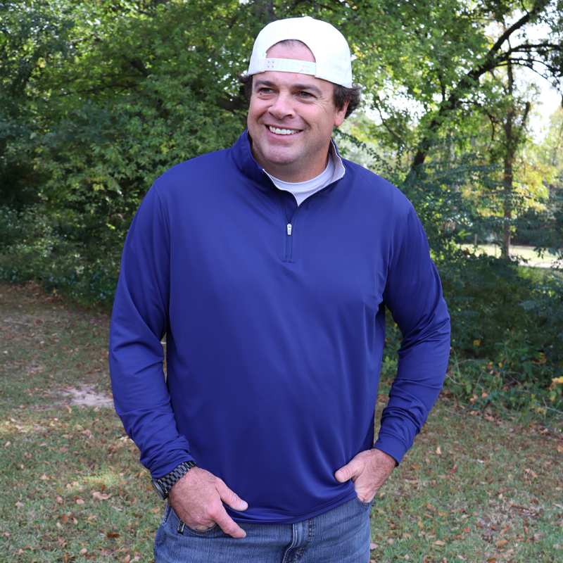 SL-SH1000 1/4 ZIP PULLOVER NAVY