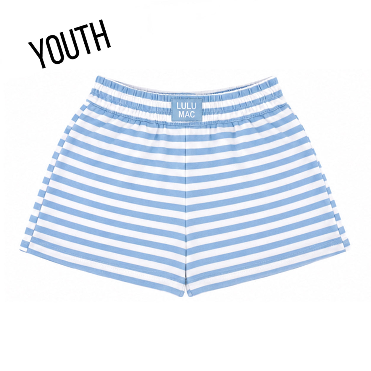 KD-MC-STRIPE MONO-TAG PATCH YOUTH SHORT-LIGHT BLUE