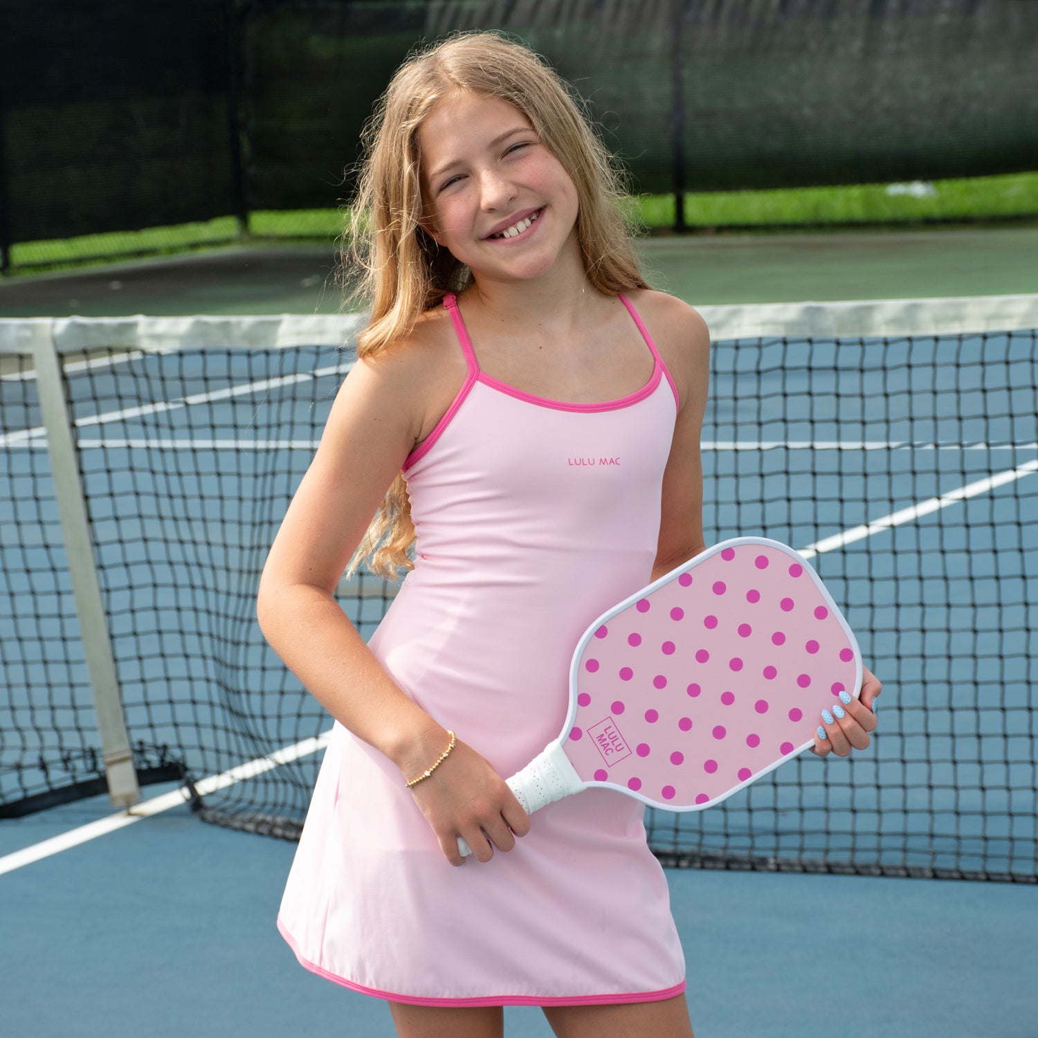 KD-DR-1000 Youth Athletic Dress - Light Pink/Aurora