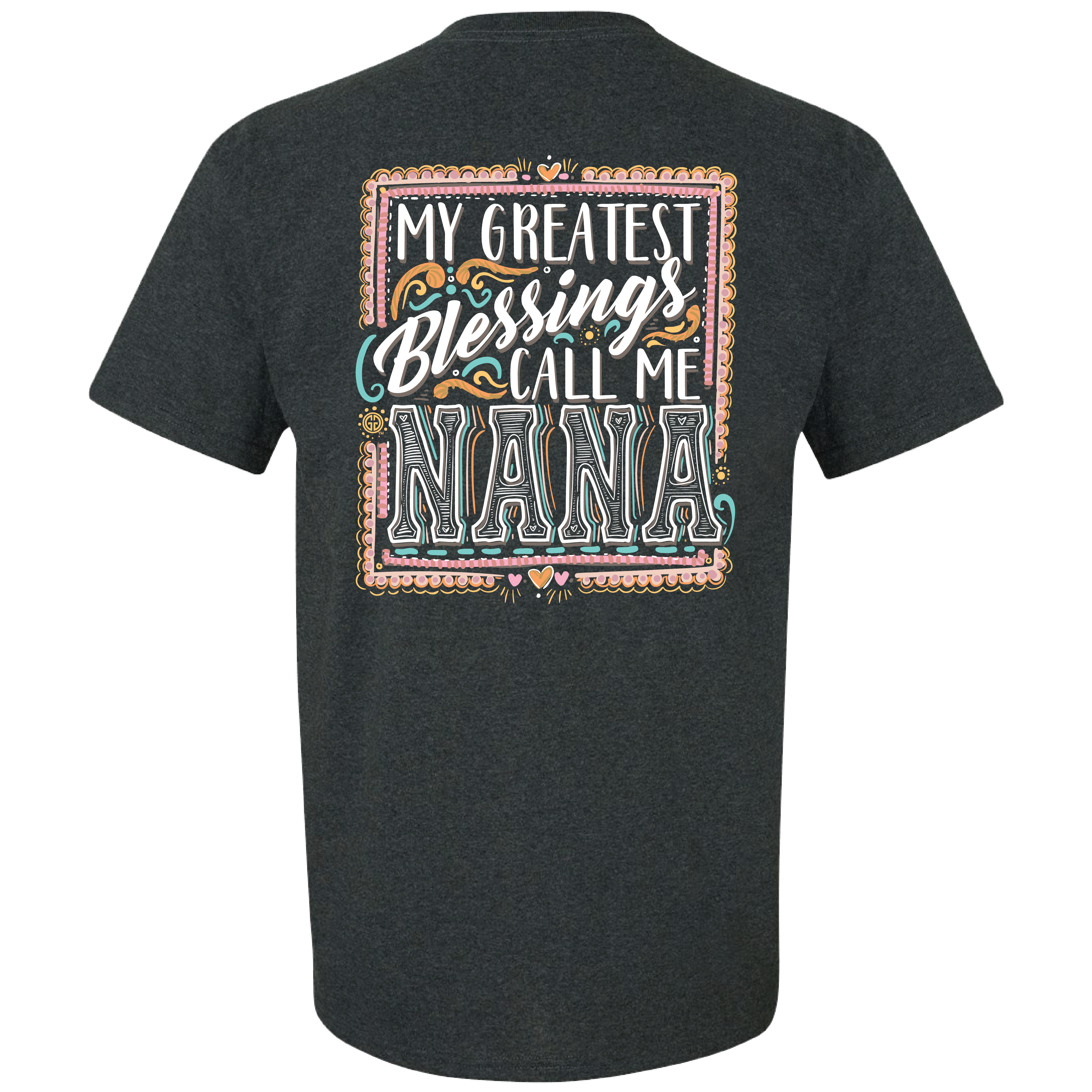 2723 Blessings Nana-Dark Heather