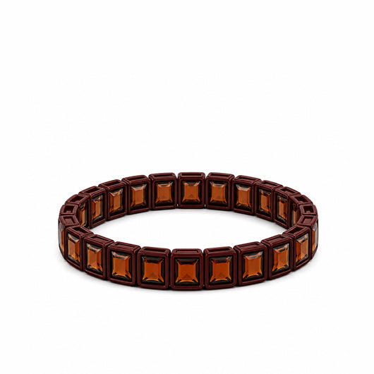 BR-RS-1002 Brown Rhinestone Bracelet