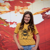 lulu mac-Bee Kind-Heather Mustard SS-LM44