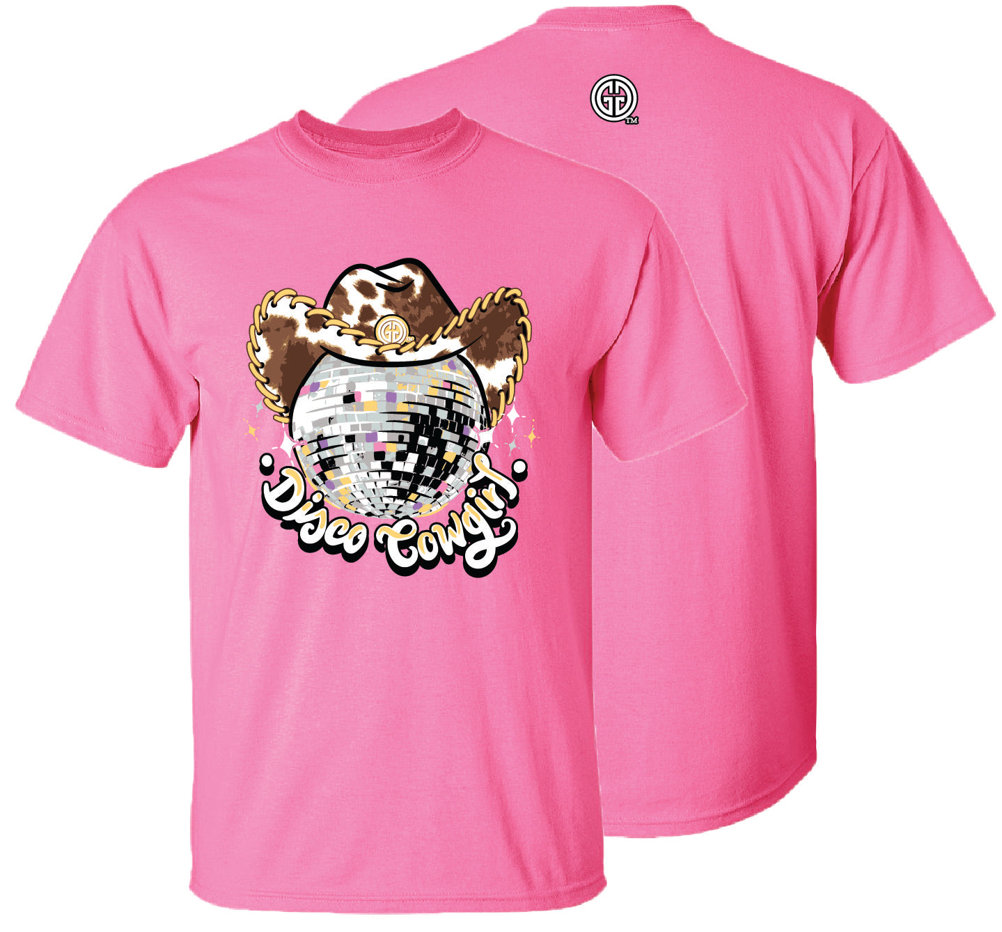 2577 Disco Cowgirl SS-Safety Pink