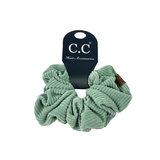 SCR-03 C.C CORDUROY SCRUNCHIE WINTER GREEN