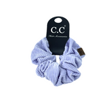 SCR-03 C.C CORDUROY SCRUNCHIE HYDRANGEA