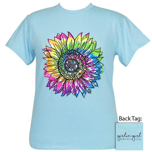 Tie Dye Sunflower Sky Blue SS-2305