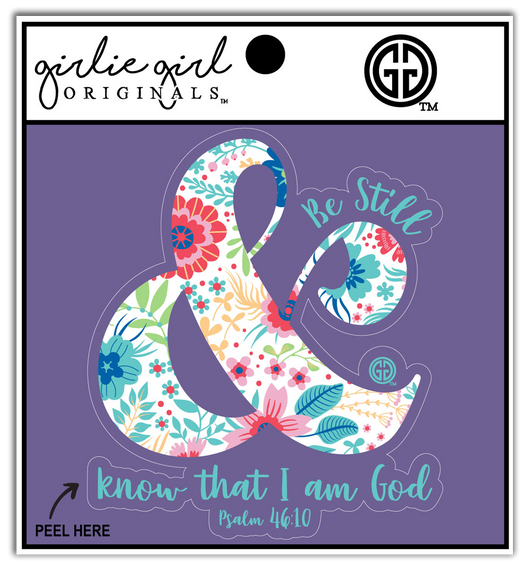 Decal/Sticker Be Still 2 2084