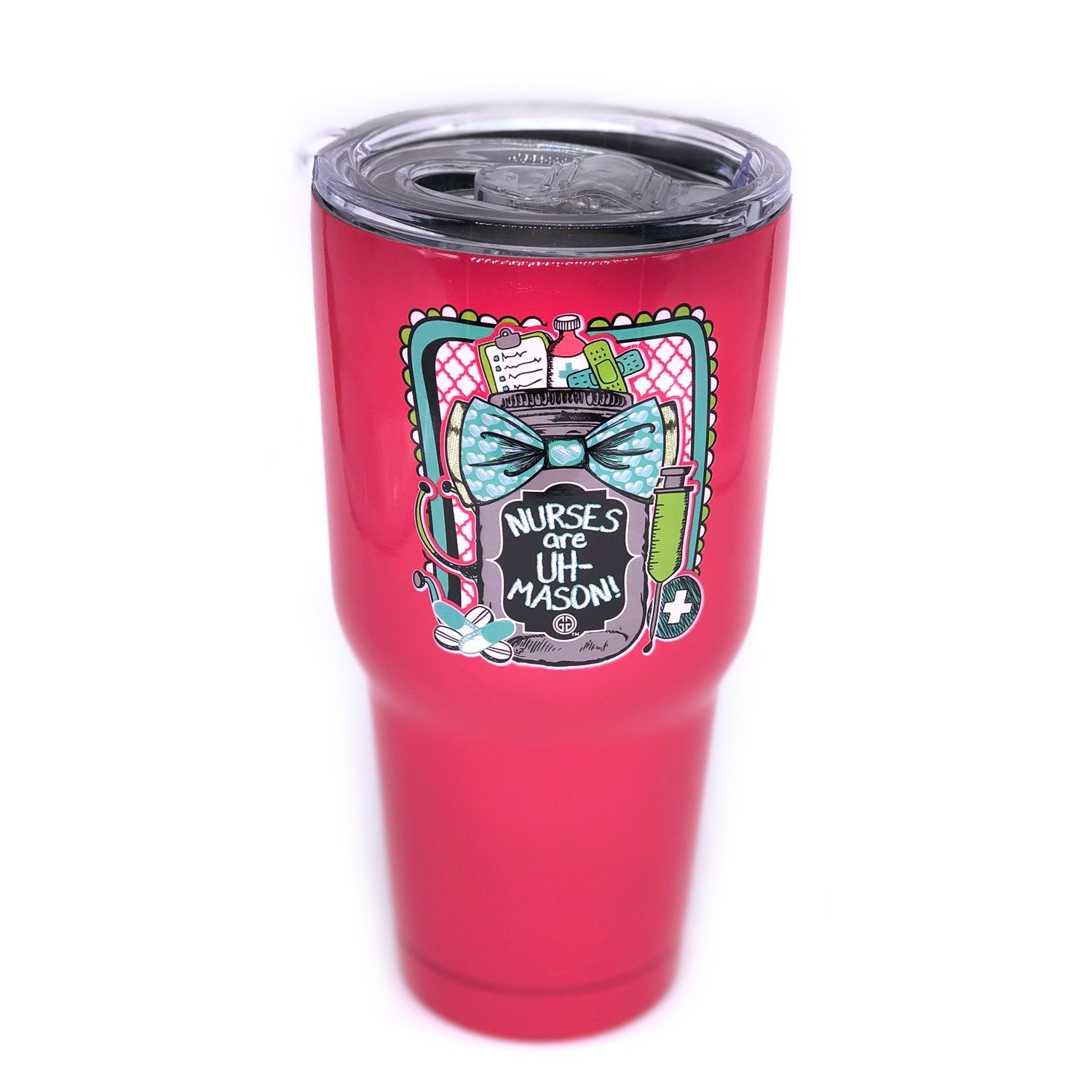 TB2468 Nurses Uh Mason Stainless Steel Tumbler