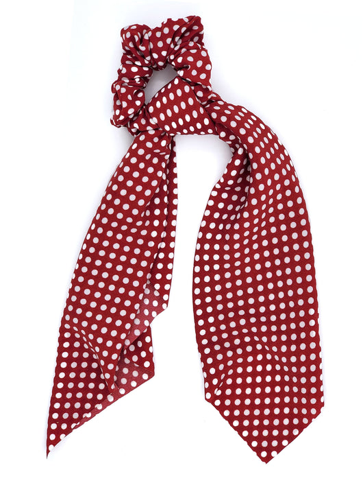 SCT-1007 Red Dot Scrunchie