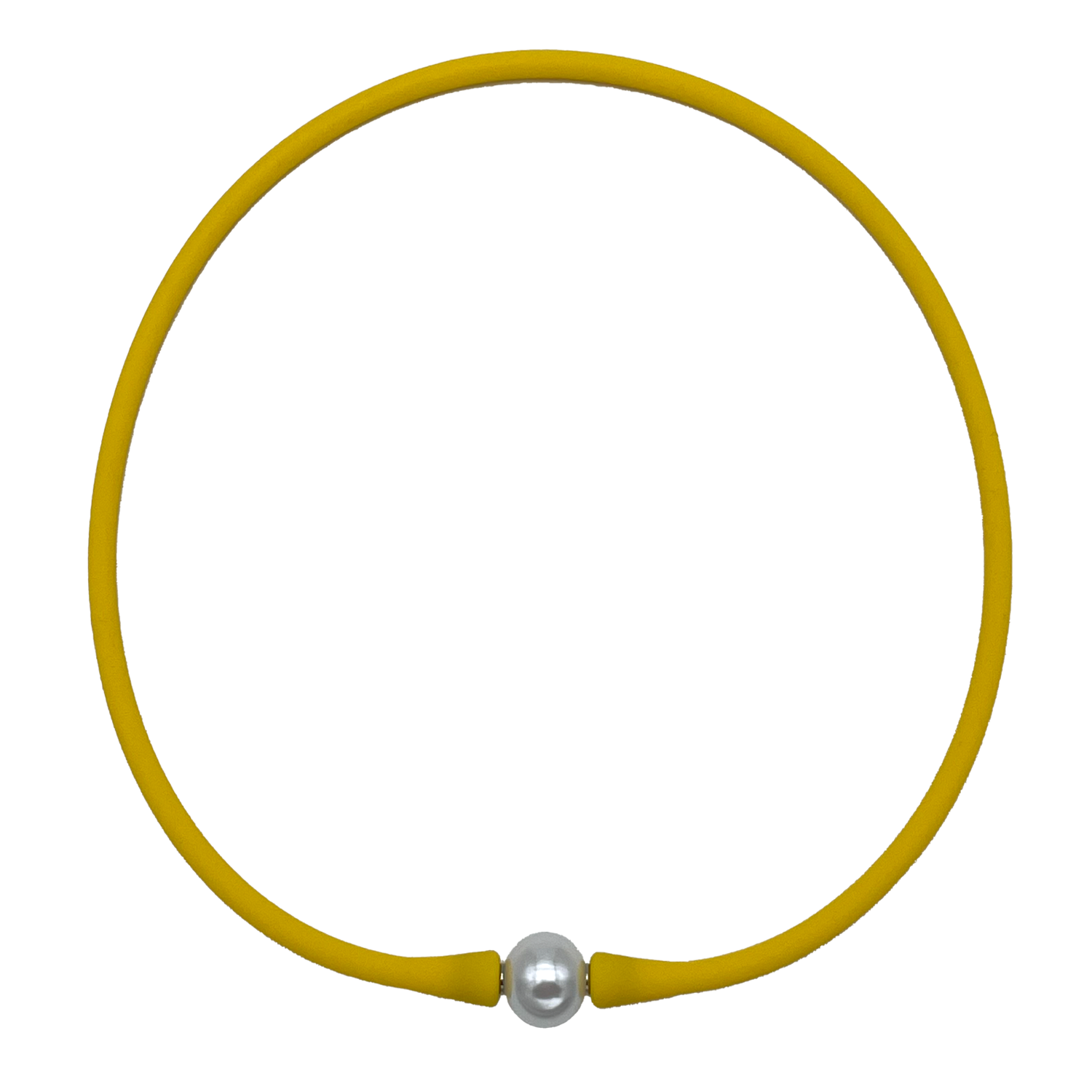 SN-2649 SILICONE NECKLACE YELLOW
