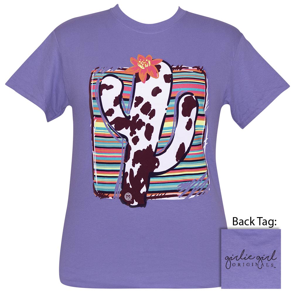 Serape Cow Cactus - Violet SS-2400