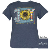 Joy Sunflower - Heather Navy SS-2440