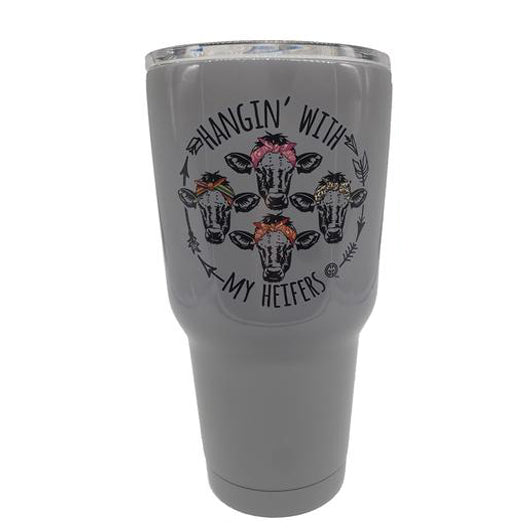 TB2468 Hangin With My Heifers Stainless Steel Tumbler