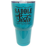 TB2468 Saddle Up Sista Stainless Steel Tumbler