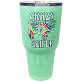 TB2468 Tie Dye Crazy Heifer Stainless Steel Tumbler