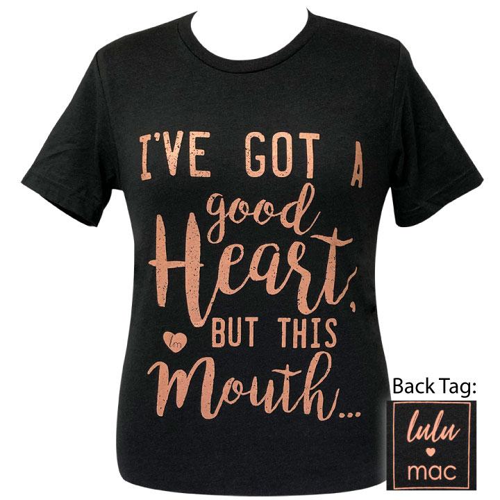 Lulu Mac - Good Heart- Black Heather SS-25